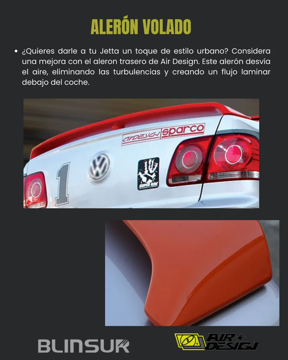 Alerón Volado Para Vw Jetta 2008 - 2014 - Image 2
