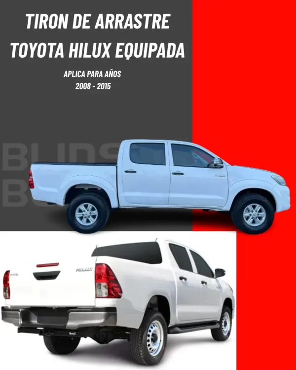 Tiron De Arrastre Toyota Hilux 2012 - 2015 Jalon Remolque