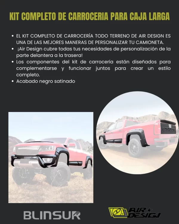Kit Todoterreno Chev Colorado Caja Larga 2016 - 2020