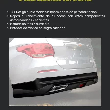 Spoiler Trasero Con Difusor Air Design  Cavalier  2017 2021 - Image 2
