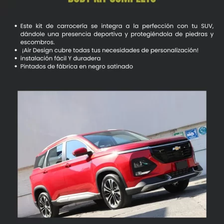 Body Kit Para Chevrolet Captiva 2021-2023 De Air Design - Image 2