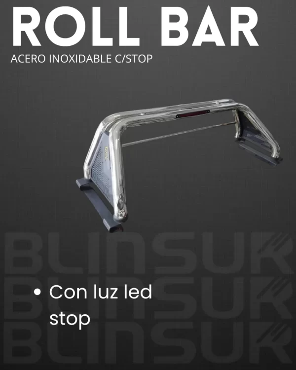 Roll Bar Bronx Acero Inox Stop Para Ford Ranger 2012-2022