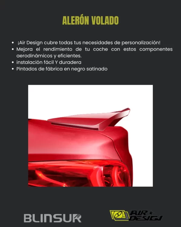 Alerón Volado Air Design Cavalier 2017 - 2021