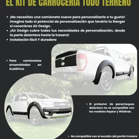 Kit Completo Off Road Ranger 2020 - 2022 Air Design - Image 2