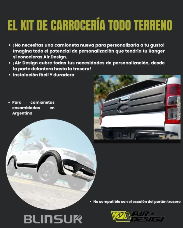 Kit Completo Off Road Ranger 2019 Air Design