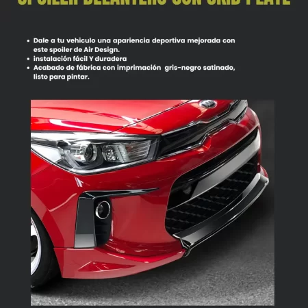 Spoiler Delantero Con Skid Plate  Kia Rio 2018 - 2020 - Image 2