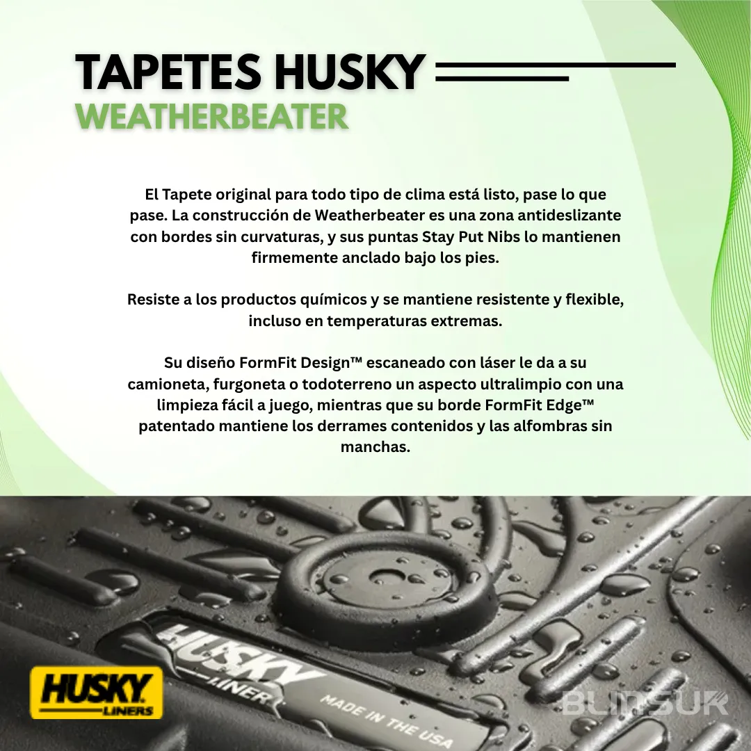 Tapetes Husky Uso Rudo Para Bmw X3 2018 - 2024 - Image 2