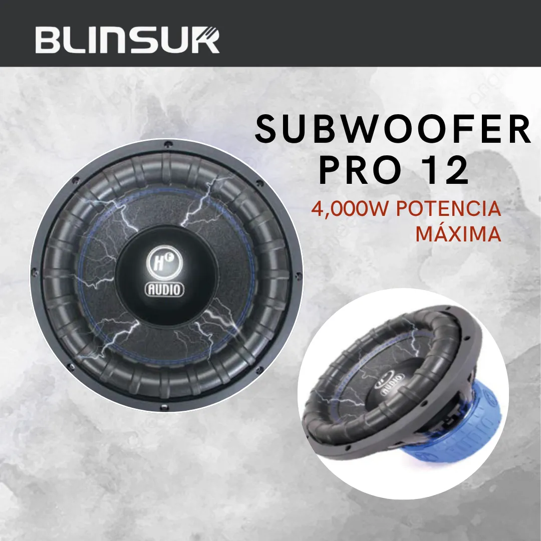 Subwoofer Doble Bobina Pro 12 Pul. 4000w - Image 2