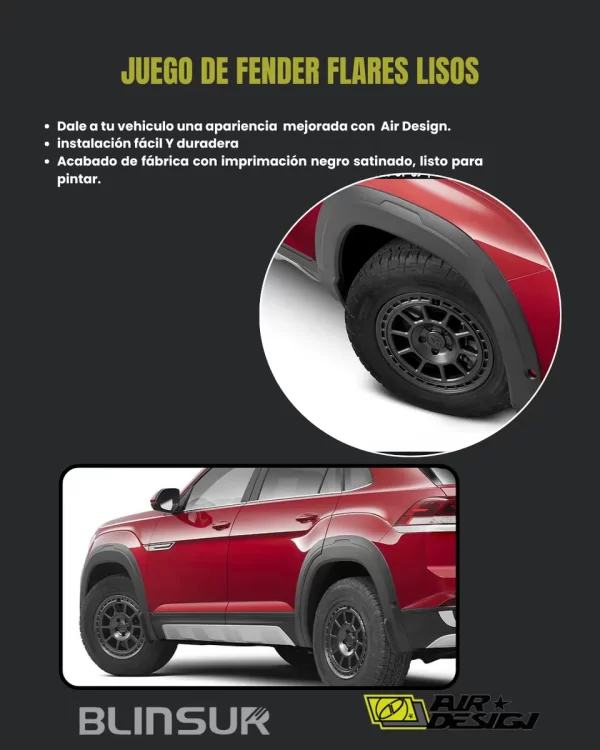 Juego De Cantoneras Lisas Volkswagen Cross Sport 2024-2025