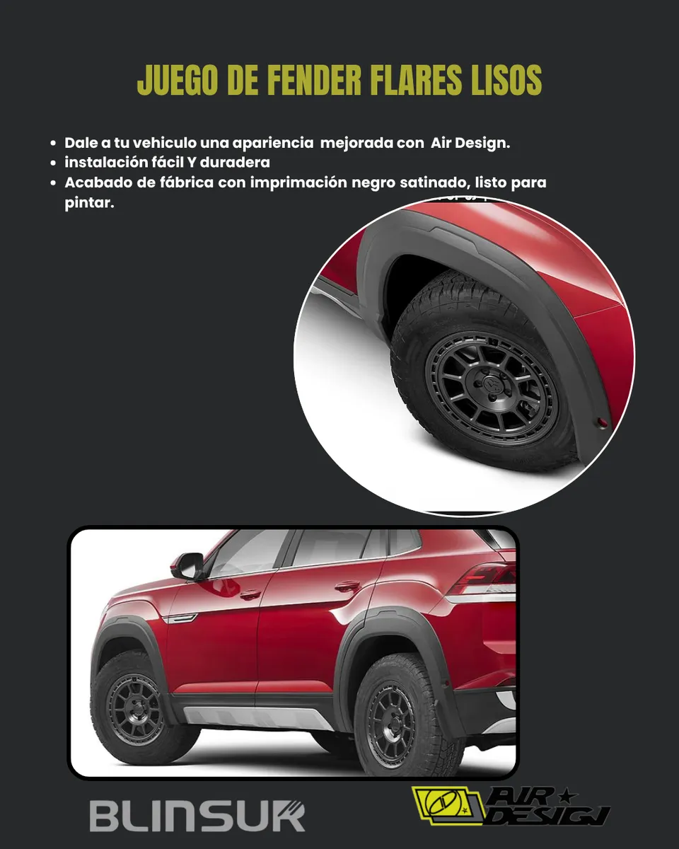 Juego De Cantoneras Lisas Volkswagen Cross Sport 2024-2025 - Image 2