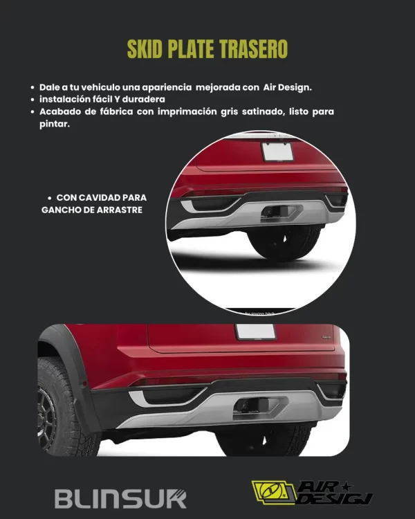 Skid Plate Trasero Cross Sport 2024-2025