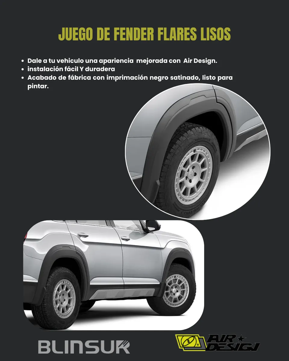 Juego De Cantoneras Lisas Volkswagen Atlas Pa2 2024 2025 - Image 2