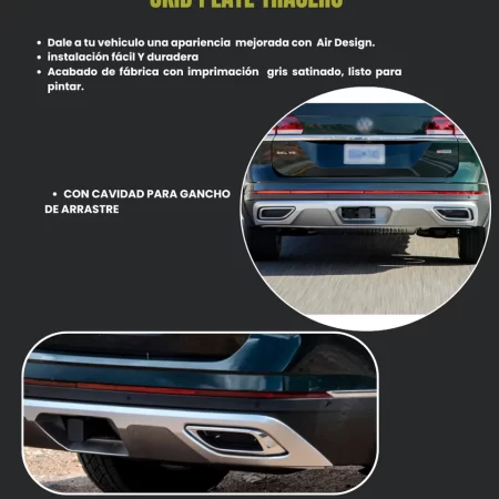 Skid Plate Trasero Atlas Pa1, Pa2 2021-2025 - Image 2