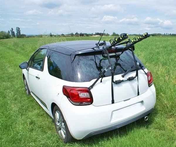 Portabicicletas Trasero Rack On Cajuela R5 Acero Negro 3 Bicicletas