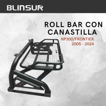 Roll Bar Con Canastilla Y Luz Stop Np300/frontier 2005-2024 - Image 2