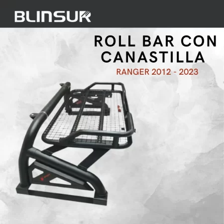 Roll Bar Con Canastilla Y Luz Stop Ranger 2012 2023 - Image 2