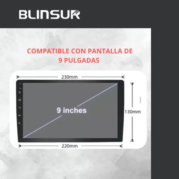 Frente Para Autoestereo 9 Pulgadas Mirage/attitud 2015 2019