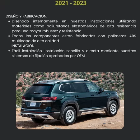 Body Kit Con Skid Plate Air Design Atlas Pa1 2021 2023 - Image 2