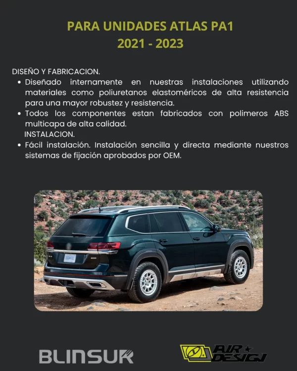 Body Kit Air Design Vw Atlas Pa1 2021 - 2023