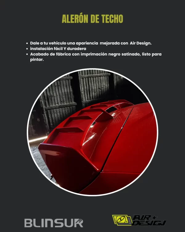 Alerón De Techo Volkswagen Polo 2015 - 2020