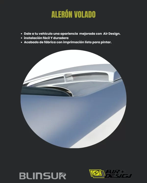 Alerón Volado Air Design Volkswagen Vento 2014 - 2022