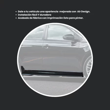 Faldones Laterales Estribos Airdesign Vw Virtus 2020 2025 - Image 2