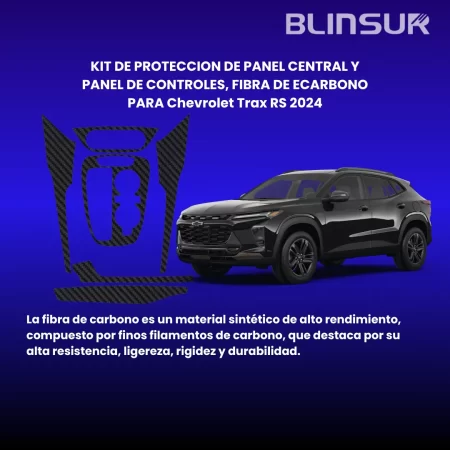 Calcomanías De Interior Chevrolet Trax Rs 2024 Fibra Carbono - Image 2
