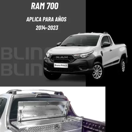 Caja Herrmientas Ram 700 2010-2024 C/laterales Fijos Cab/s - Image 2