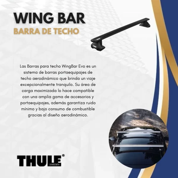 Barras Portaequipaje Transversales Thule Toyota Camry 2022