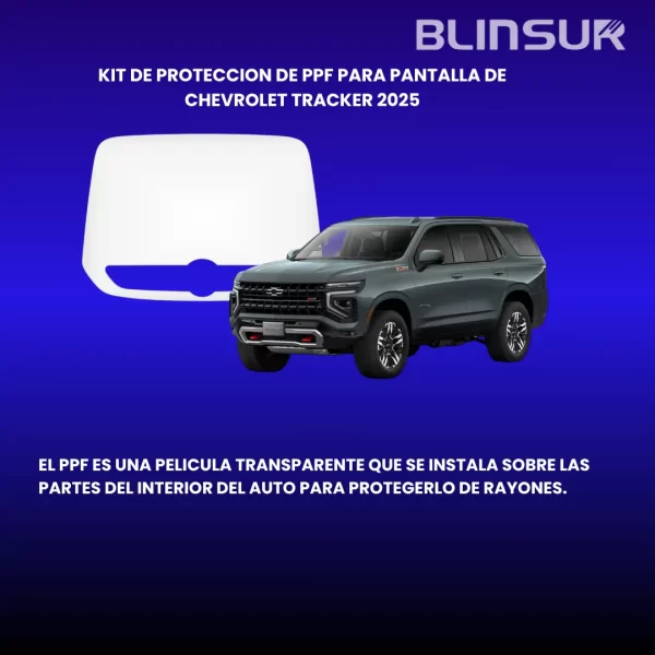 Proteccion Ppf Pantalla Chevrolet Tracker 2025