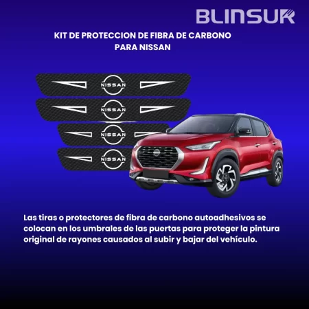 Proteccion De Estribos Fibra De Carbono Nissan Genericos 2 - Image 2