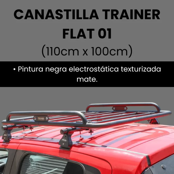 Canastilla Bronco Trainer Flat 01 110cm X 100cm Acero