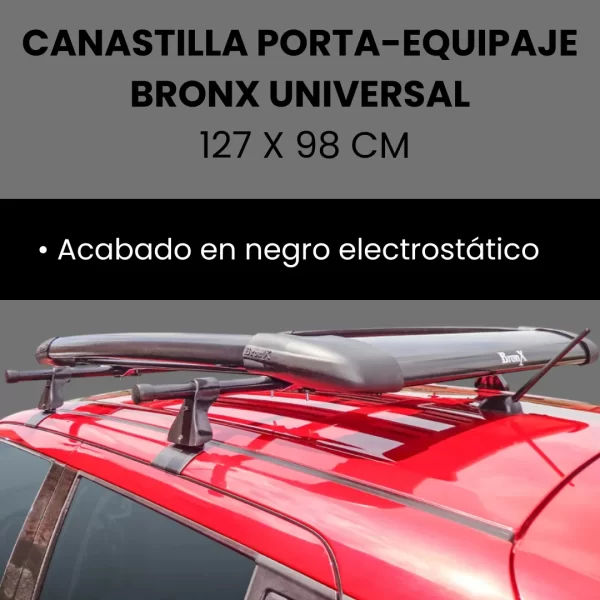 Canastilla Porta-equipaje Bronx Universal 127 X 98 Cm Negra