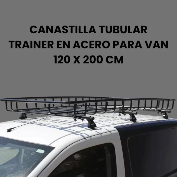 Canastilla Porta-equipaje Tubular Trainer Van 120 X 200 Cm