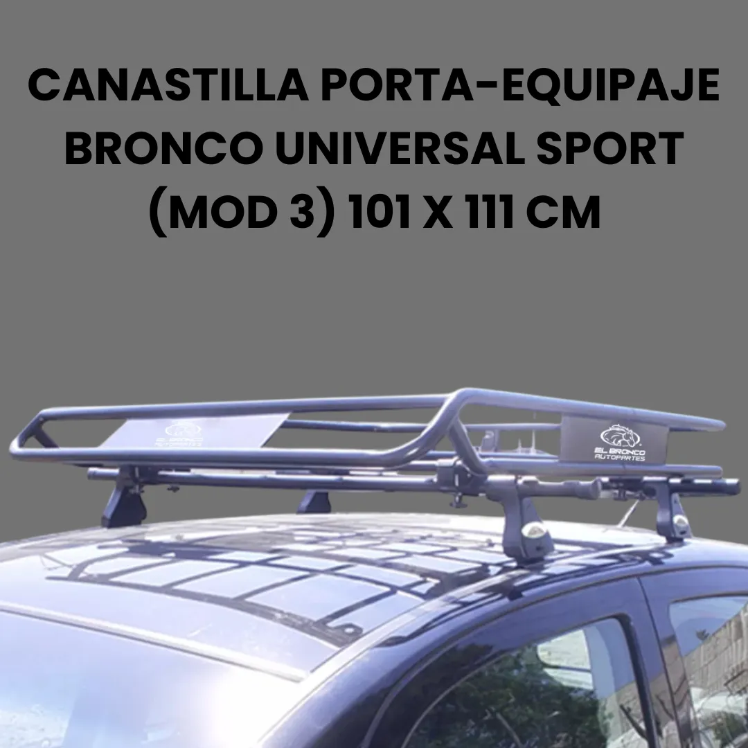 Canastilla Porta-equipaje Bronco Universal 101 X 111 Cm - Image 2