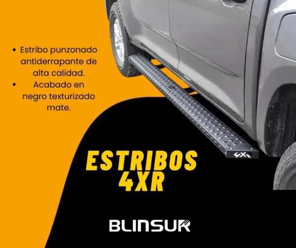 Estribos Bronx 4xr Para Dodge Ram 2009-2023 Cabina Sencilla