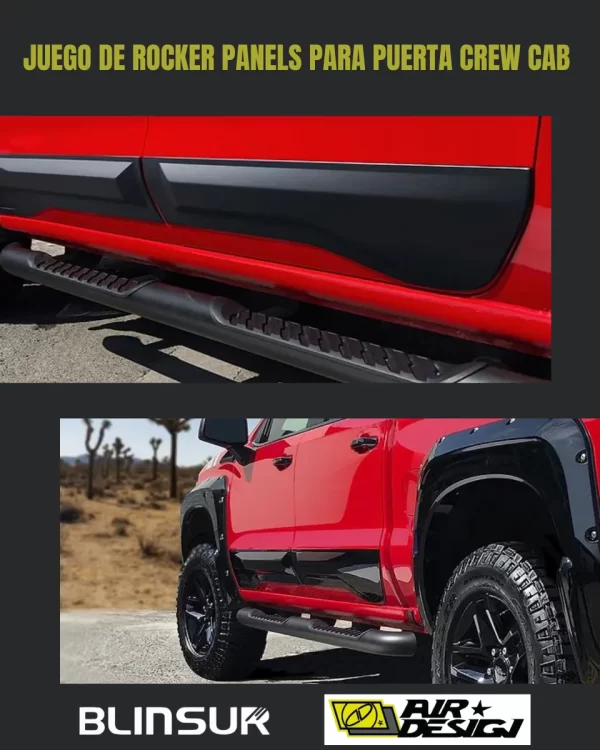 Moldura De Puerta Ancha Airdesign Chevrolet Silv 2019-2025