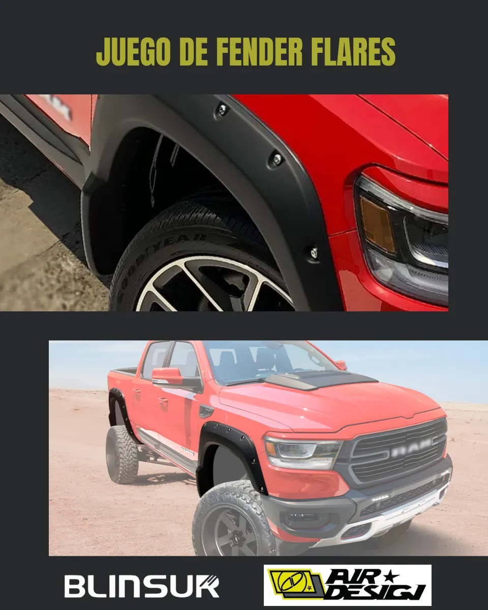 Cantoneras Remaches Airdesign Dodge Ram 1500 2019-2024 - Image 2