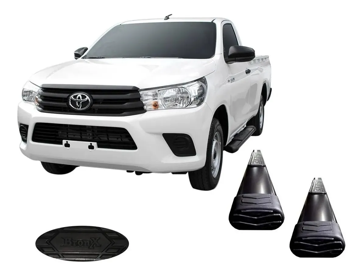 Estribos Bronx Toyota Hilux 2016 - 2020 Cabina Sencilla - Image 2