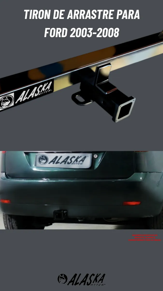 Tirón De Arrastre Jalon Ford Fiesta 2003-2008 Negro - Image 2