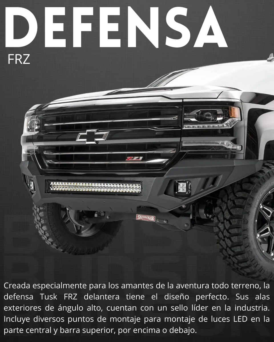 Defensa Delantera Frz Mastodon Chevrolet Colorado 2016-2020 - Image 2