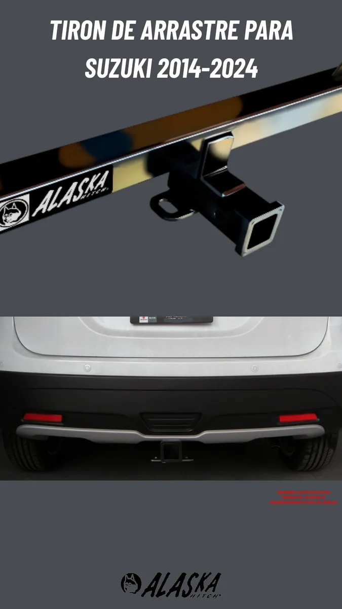 Tirón Jalón De Arrastre Suzuki S Cross 2014-2018 Negro - Image 2