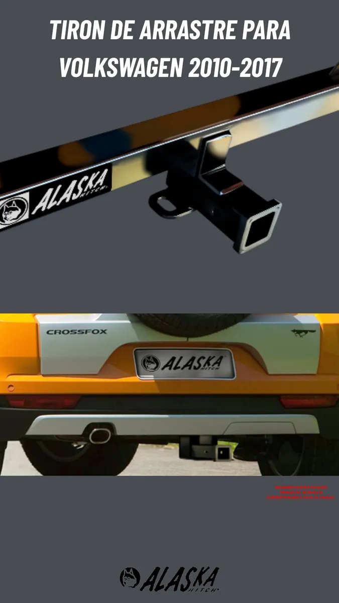 Tirón Jalón De Arrastre Volkswagen Crossfox 2010-2017 Alaska - Image 2