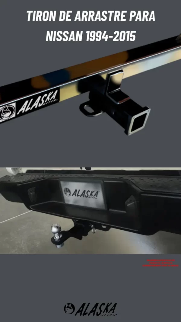 Tirón Enganche Nissan Pick Up 1994-2015 Negro