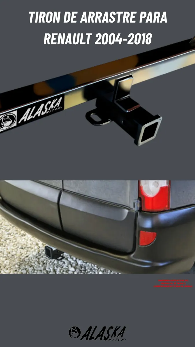 Tirón De Enganche Renault Kangoo 2004-2018 Negro - Image 2