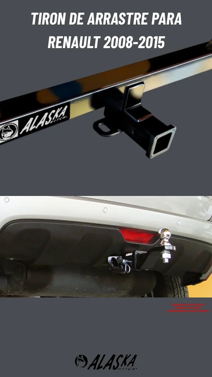 Tirón De Enganche Renault Koleos 2008-2015 Negro - Image 2