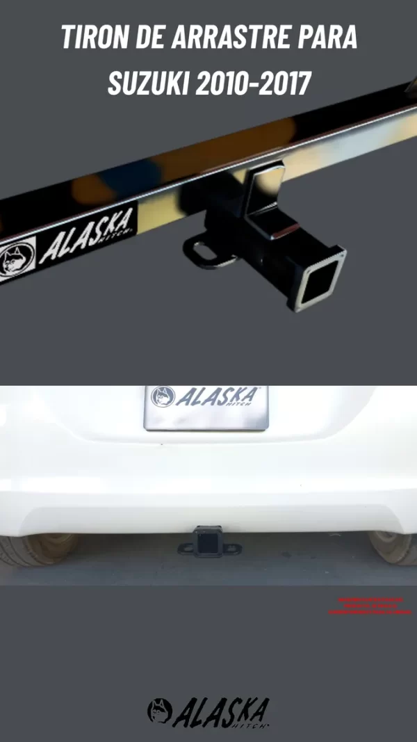 Tirón De Enganche Arrastre Suzuki Swift 2010-2017 Negro