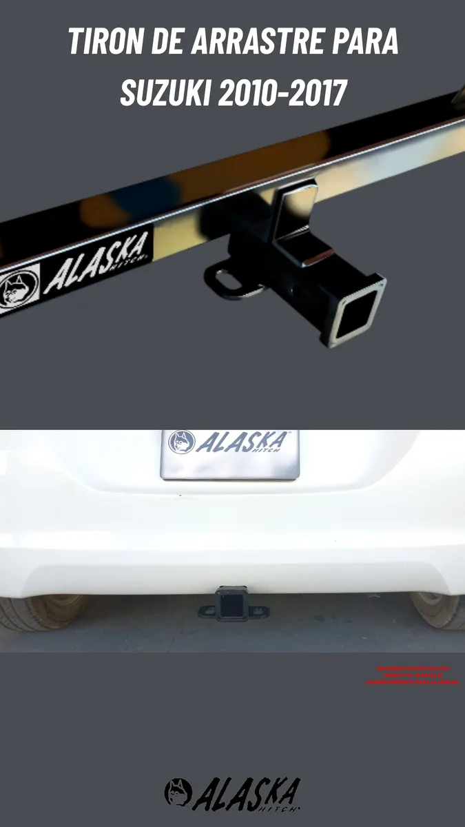 Tirón De Enganche Arrastre Suzuki Swift 2010-2017 Negro - Image 2