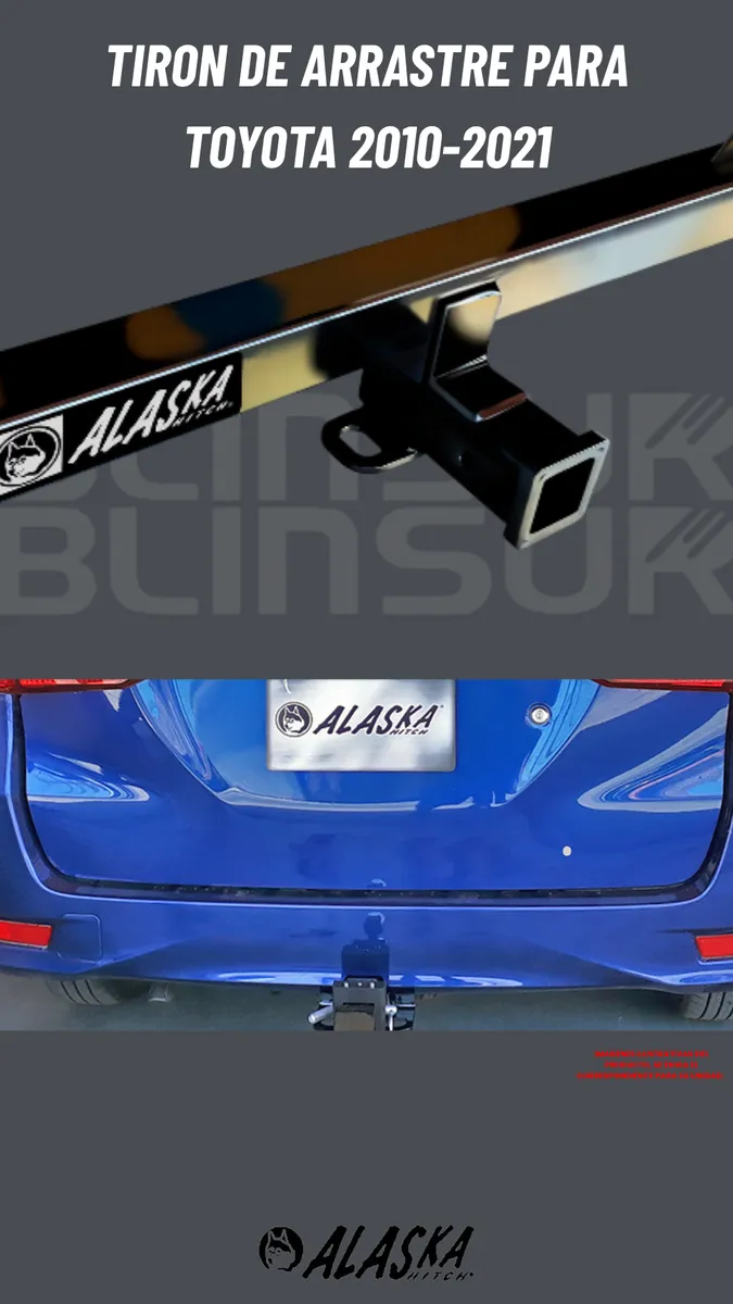 Tirón De Enganche Toyota Avanza 2010-2021 Negro - Image 2