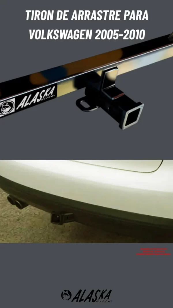 Tirón De Enganche Volkswagen Bora 2005-2010 Negro